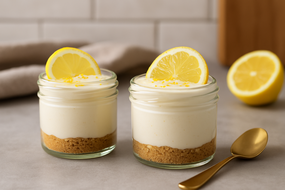 Cheesecake Frío de Limón y Colágeno