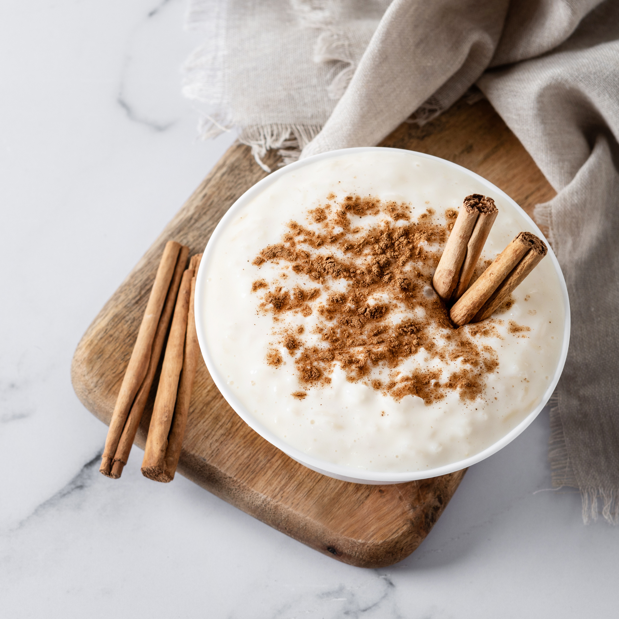 Porridge Cremoso de Coco, Inositol y Canela