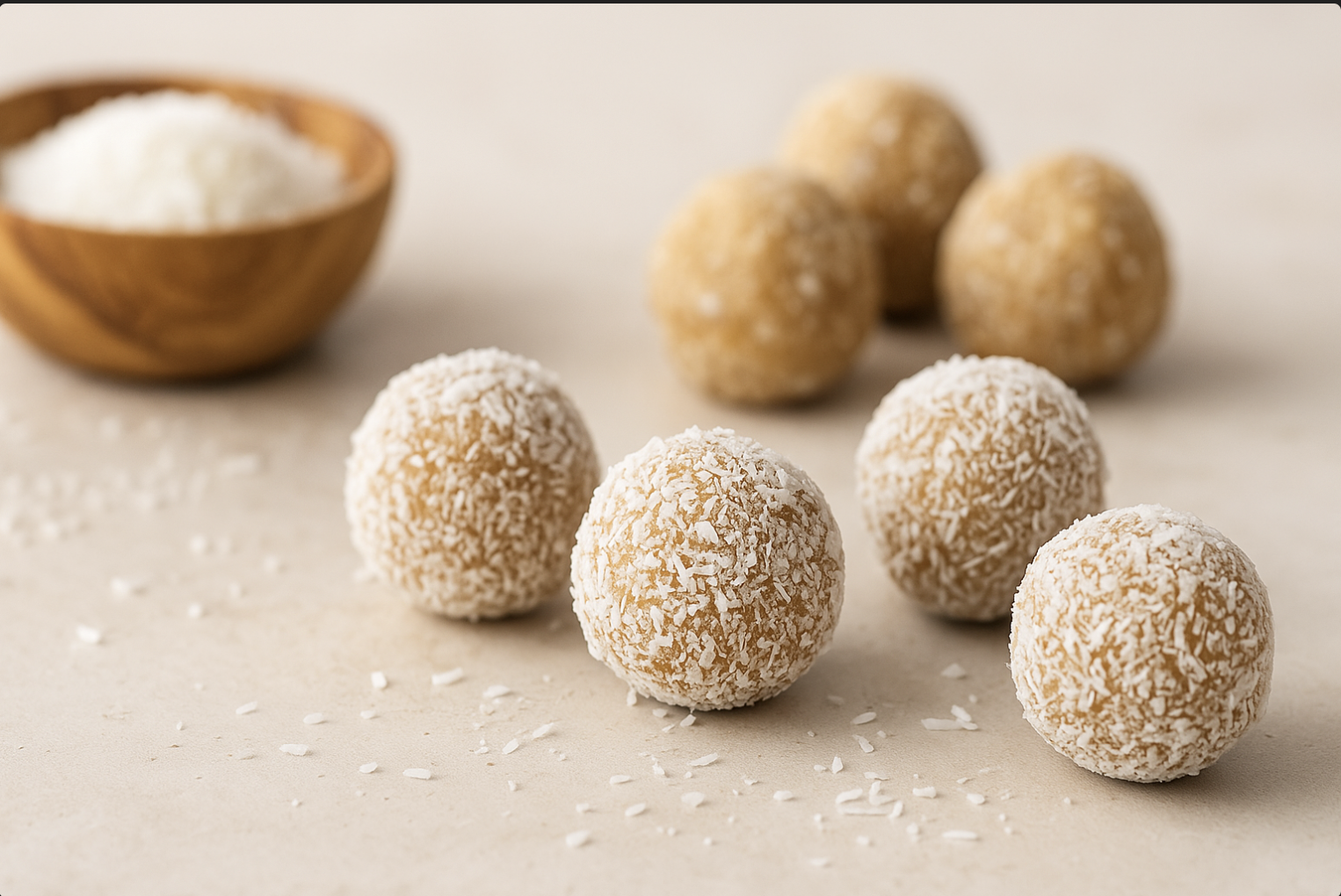 Bolitas Energéticas de Coco y Colágeno