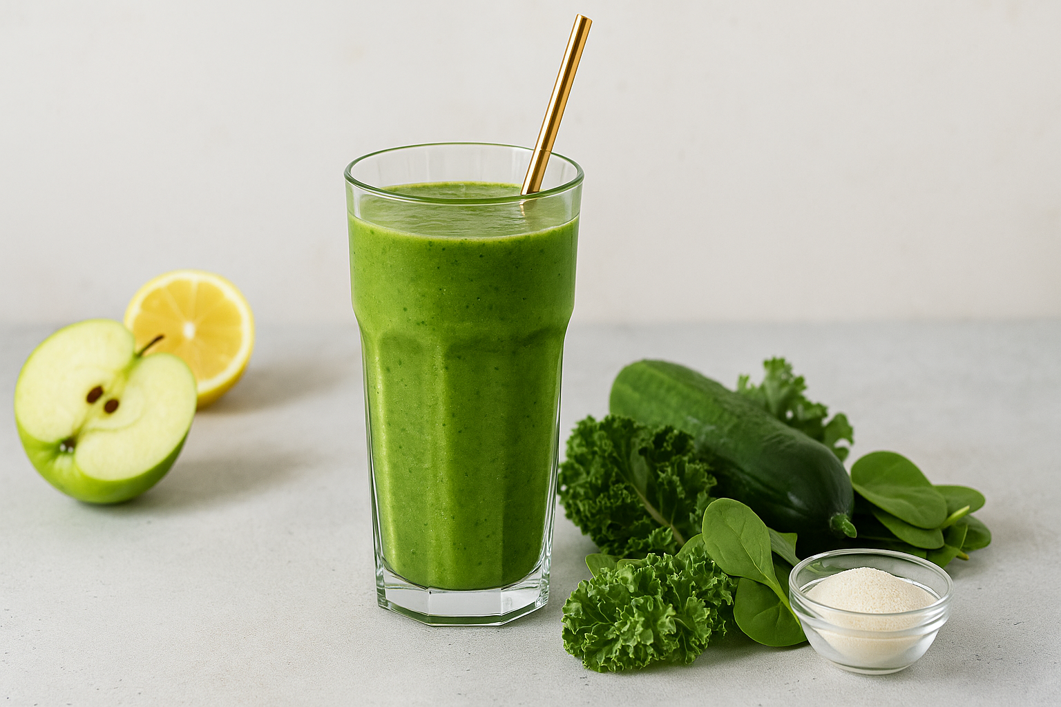 Smoothie Verde Detox con Inositol